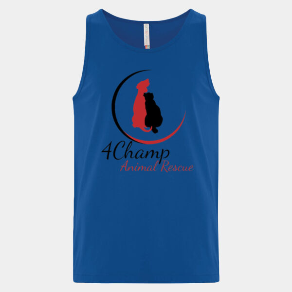 Unisex Tank Top Black & Red Logo Thumbnail