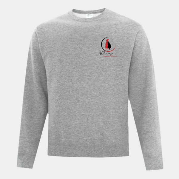 Unisex Sweatshirt Black & Red Logo Thumbnail