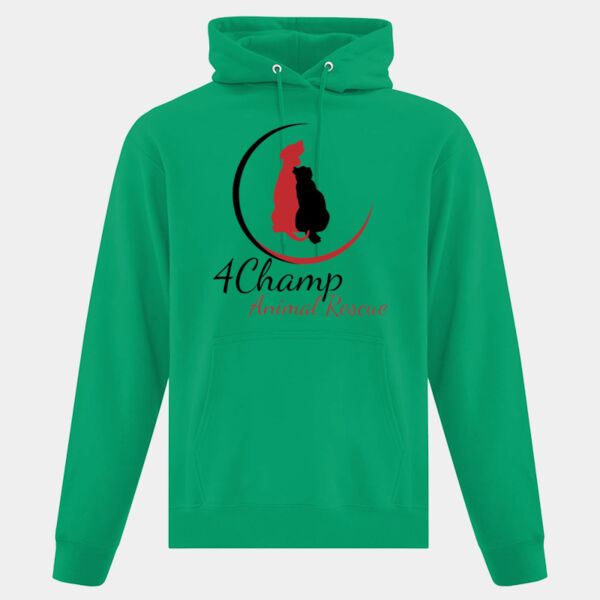 Unisex Hoodie Black & Red Logo Thumbnail